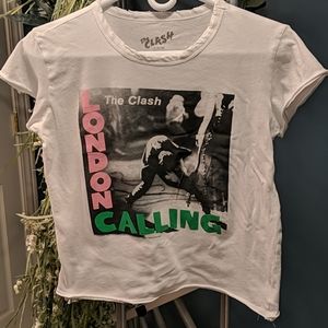 The Clash punk band American Eagle soft graphic T